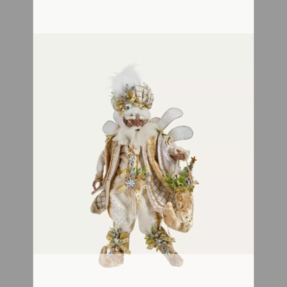 Mark Roberts Black White Christmas Medium Fairy